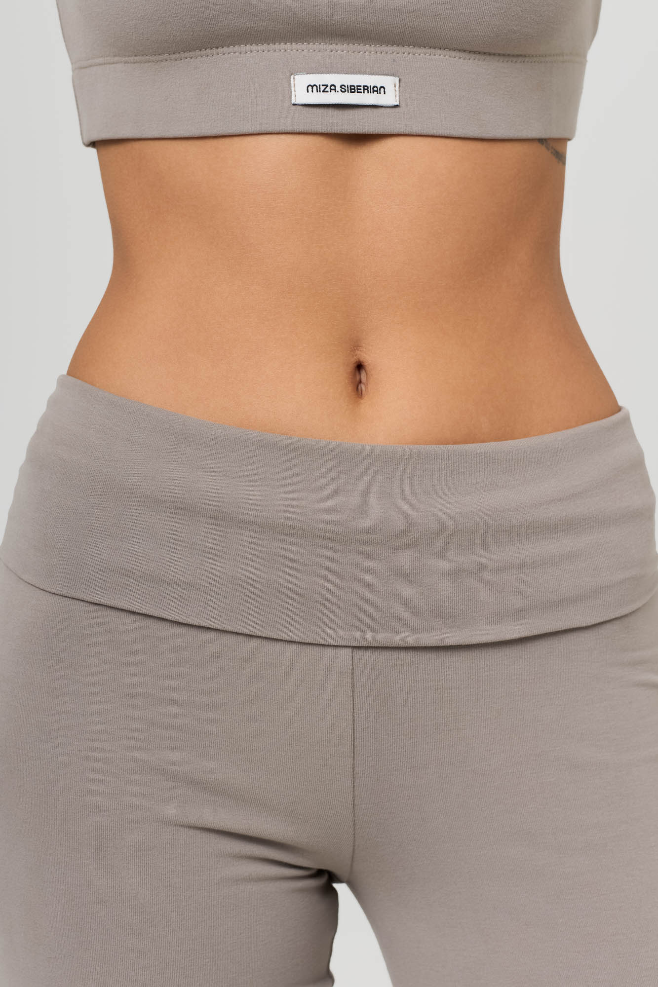Легинсы "клеш" Slim (М серый)