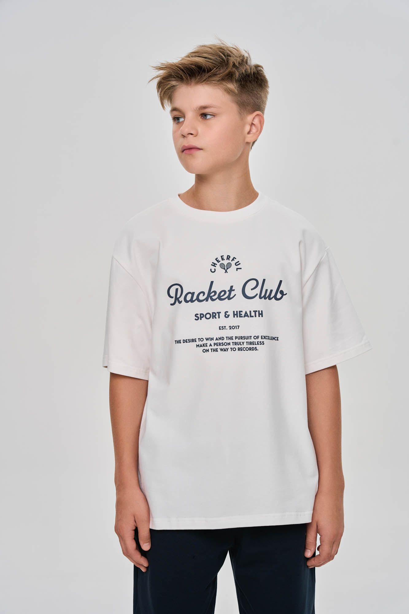 Футболка Racket Club свободного кроя 