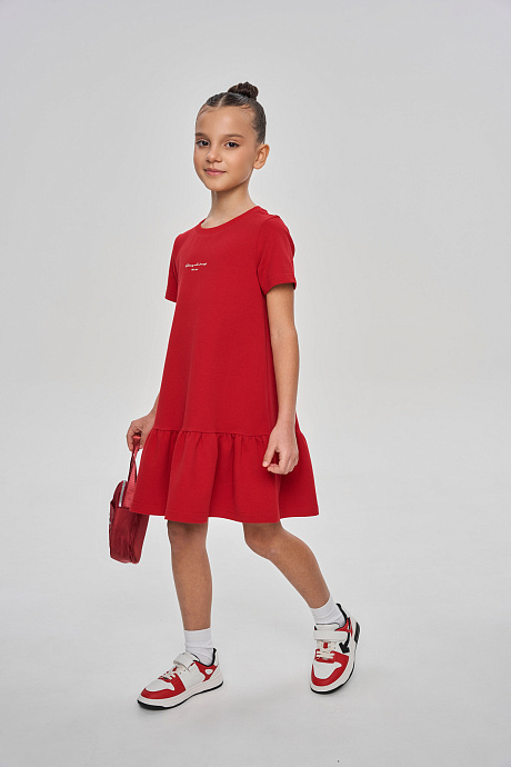 Платье со сборкой