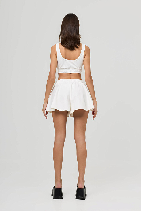 Комплект с шортиками из футера
