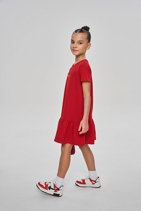 Платье со сборкой