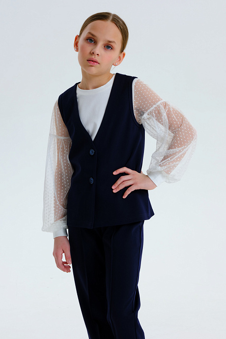 Жилет удлиненный