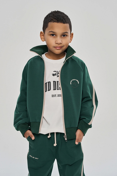 Бомбер с лампасами