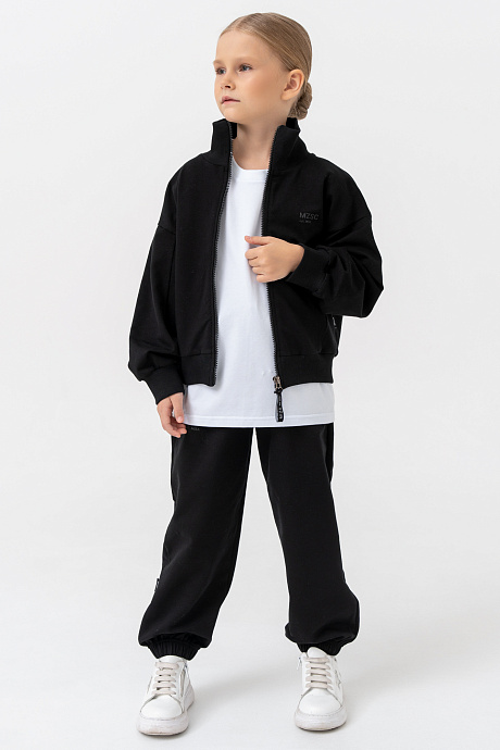 Костюм из футера объемного кроя