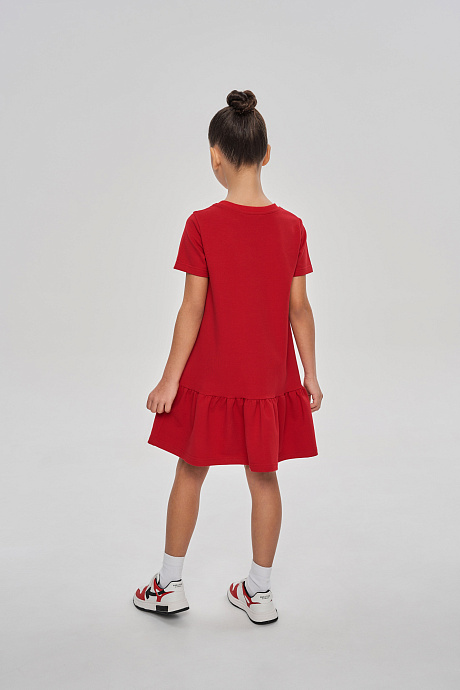 Платье со сборкой